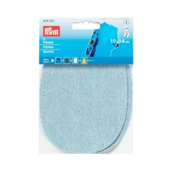 Prym Strykelapp Jeans/Denim – 10x14cm 2stk – Lys blå
