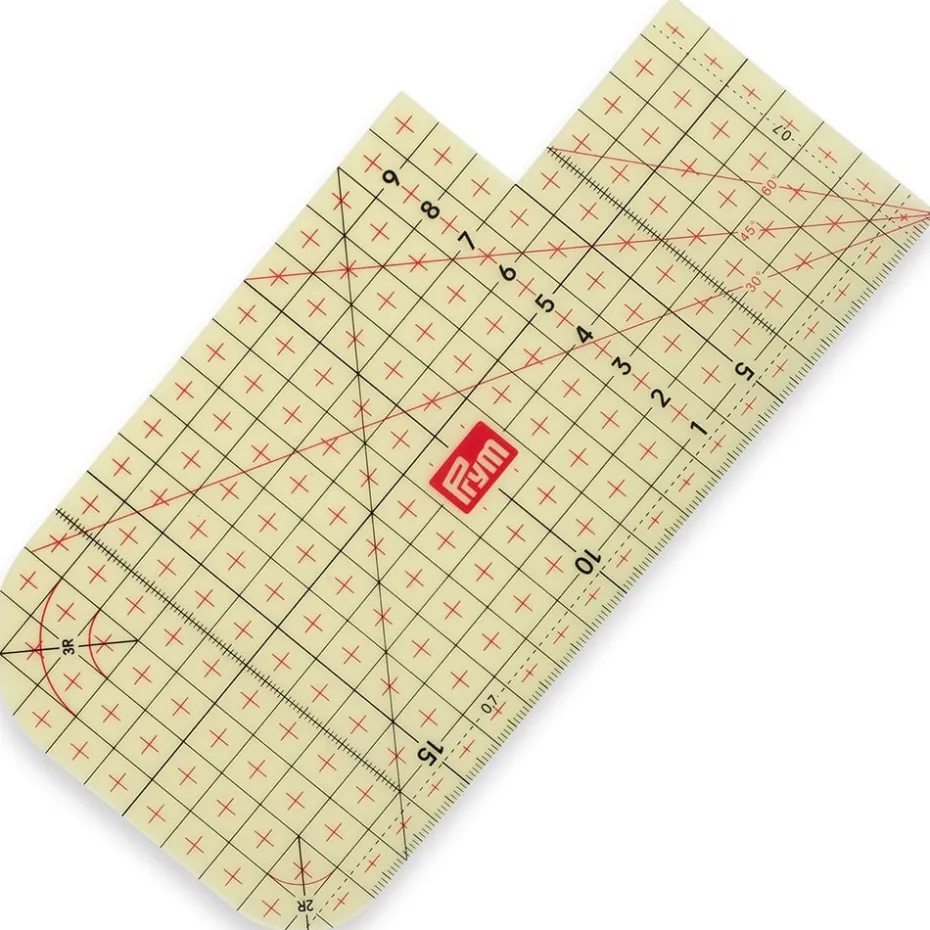 Prym Strykelinjal Transparent – 20x10cm