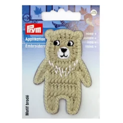 Prym Strykemerke – Bjørn – grå/beige
