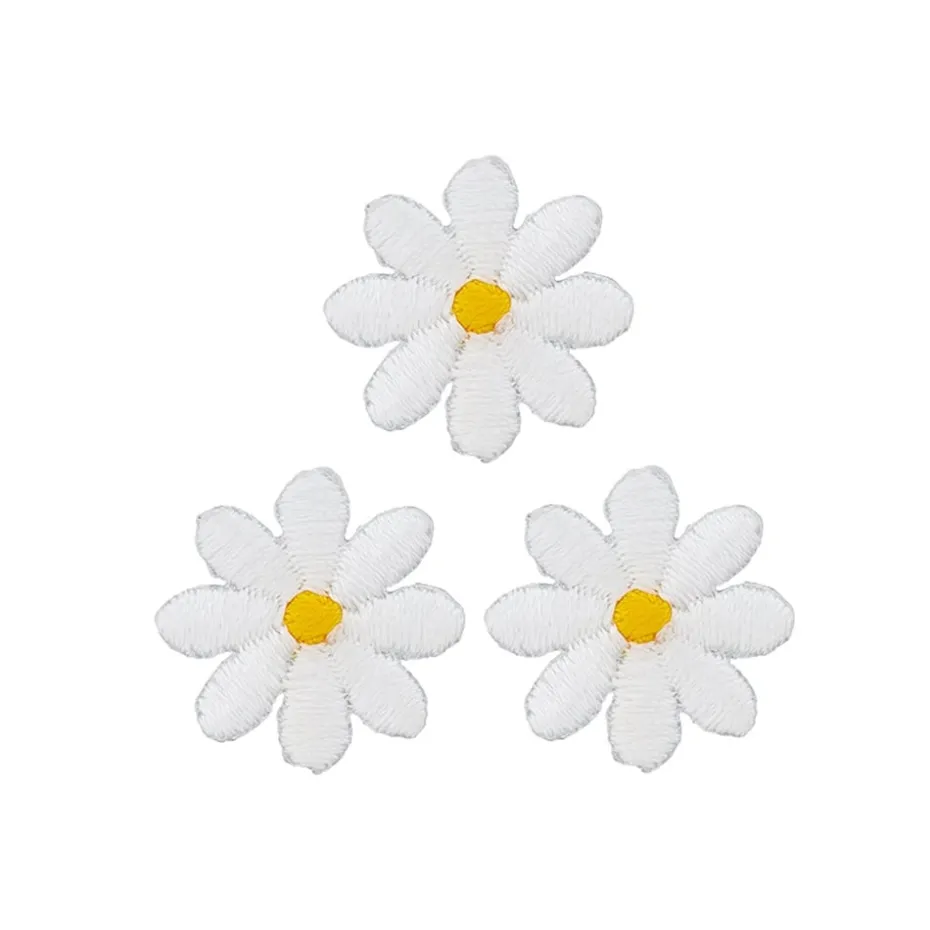 Prym Strykemerke – Blomster liten – Hvit