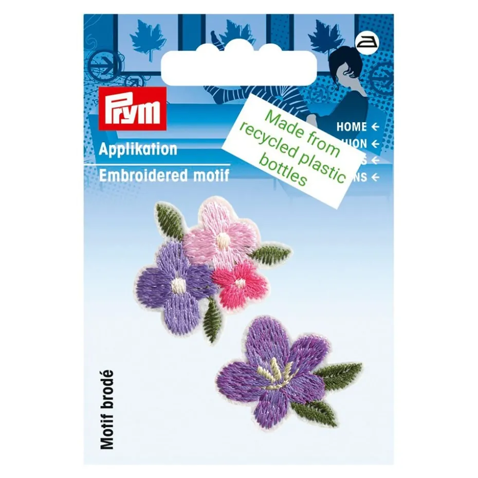 Prym Strykemerke – Blomstrer – lilla