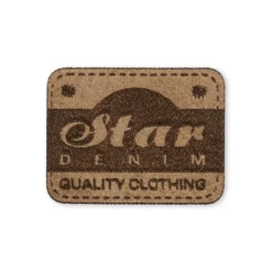 Prym Strykemerke – Denim/stjerne – Blå/beige – 2stk