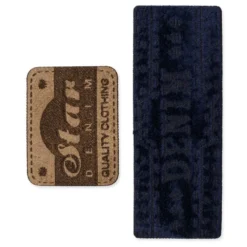 Prym Strykemerke – Denim/stjerne – Blå/beige – 2stk