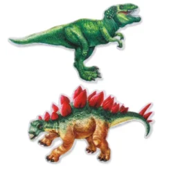 Prym Strykemerke – Dinosaurer – Rød/grønn – 2stk