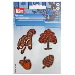 Prym Strykemerke – Ekorn og tre – brun