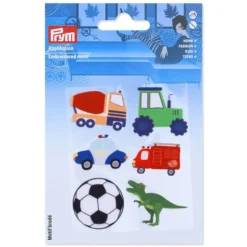 Prym Strykemerke 6stk – Kjøretøy / fotball / dinosaur