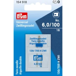 Prym Symaskinnåler dobbel – Universal 130/705 – 100/6.0mm