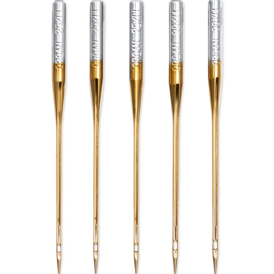 Prym Symaskinnåler 5stk – Broderi GOLD 130/705- 75+90