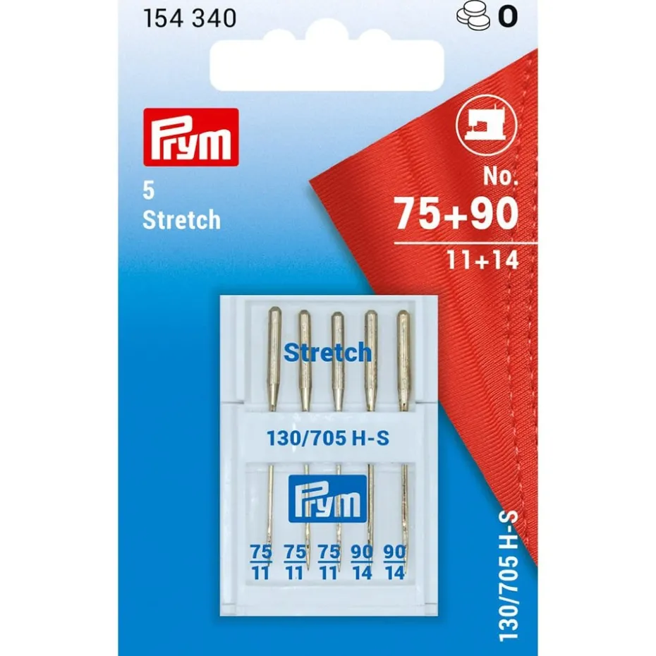 Prym Symaskinnåler 5stk – Stretch 130/705 – 75+90