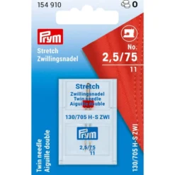 Prym Symaskinnåler tvillingnål Strech 130/705 – 75/2.5mm
