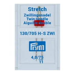 Prym Symaskinnåler tvillingnål Stretch – 130/705 – 75/4.0mm