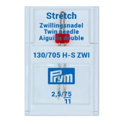 Prym Symaskinnåler tvillingnål Stretch – 130/705 – 75/2,5mm