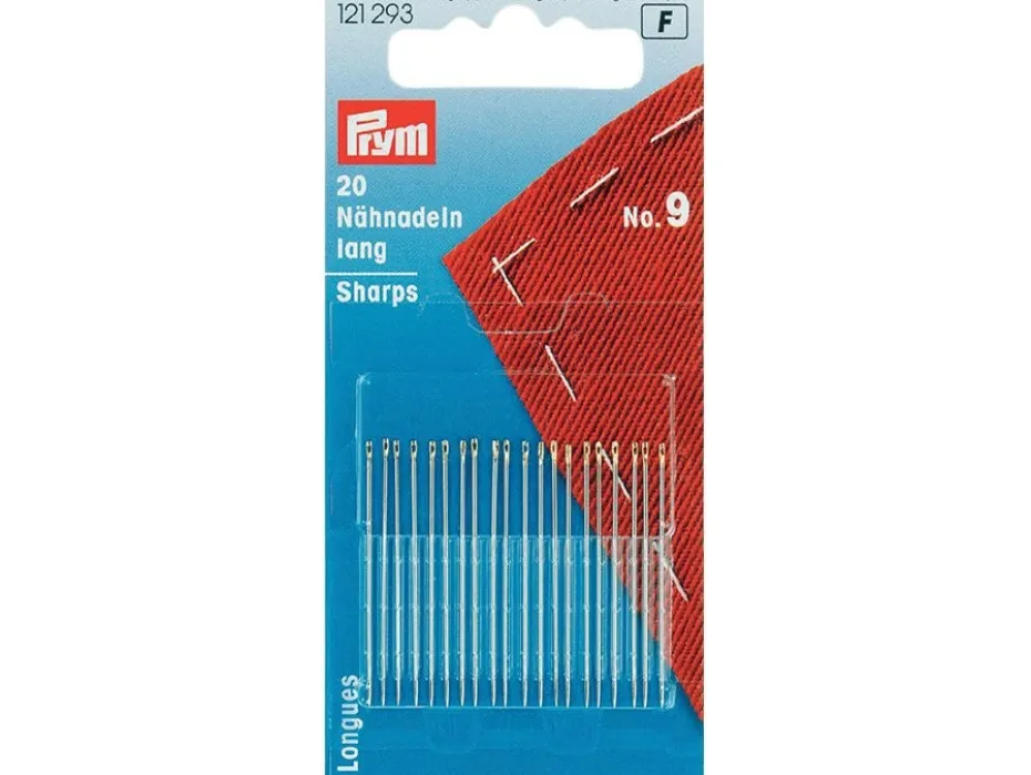 Prym Synåler Håndsøm Sharps 20stk – No.9 – Sølv
