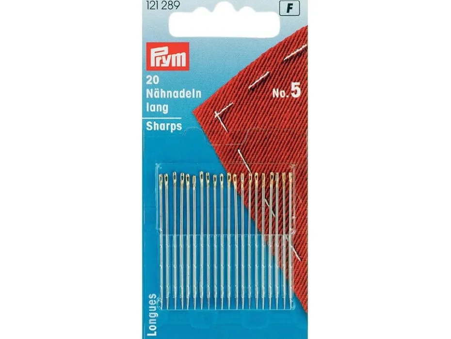 Prym Synåler Håndsøm Sharps 20stk – No.5 – Sølv