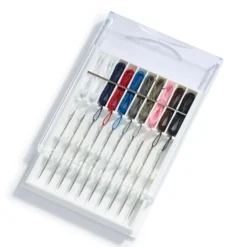 Prym Synåler Ready-to-sew med tråd – 9 farger – 10stk