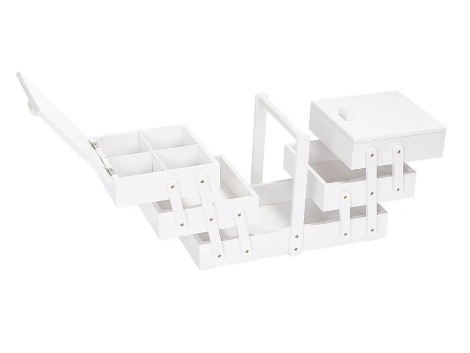 Prym Syskrin i tre L – 450x230x280mm – Hvit