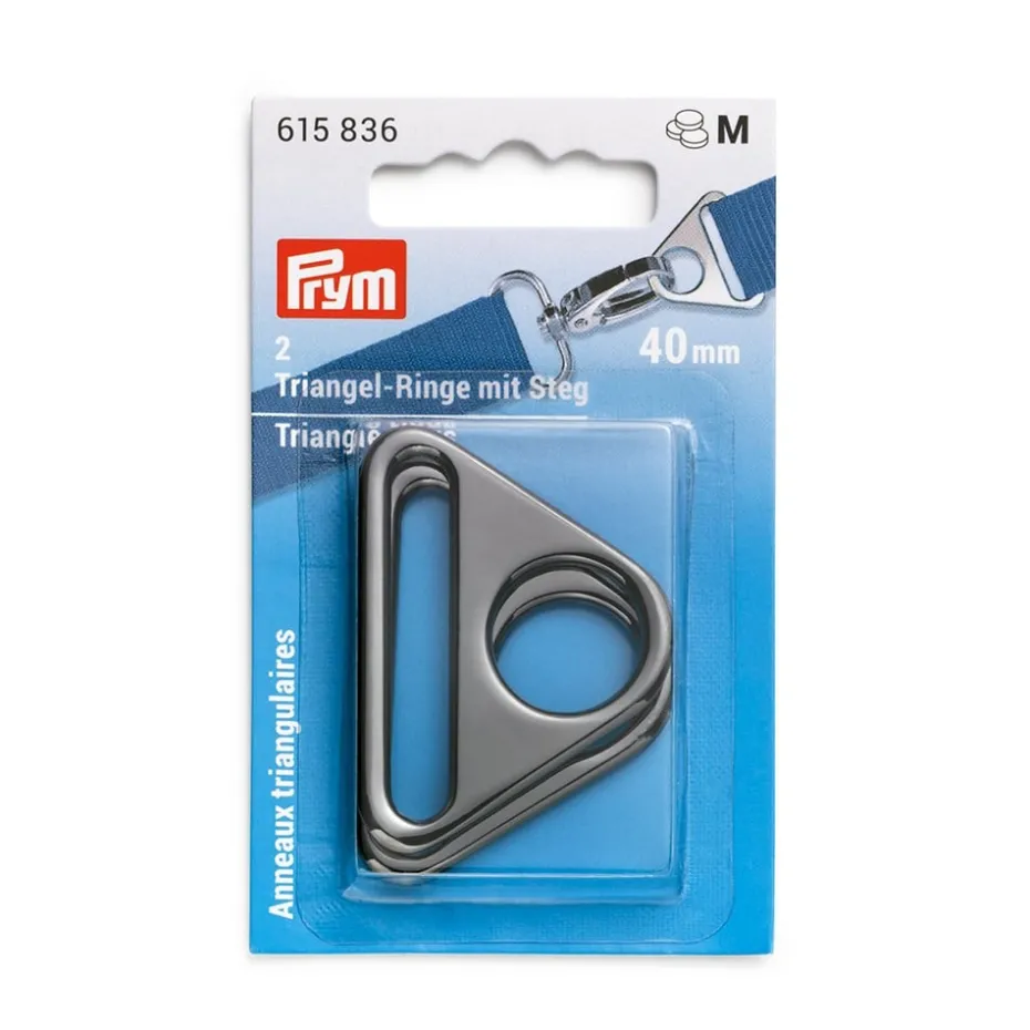 Prym Triangel ring 2stk 40mm – Gunmetal