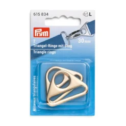 Prym Triangel ring 2stk 30mm – New gold