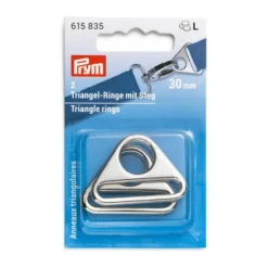Prym Triangel ring 2stk 30mm – Sølvfarget