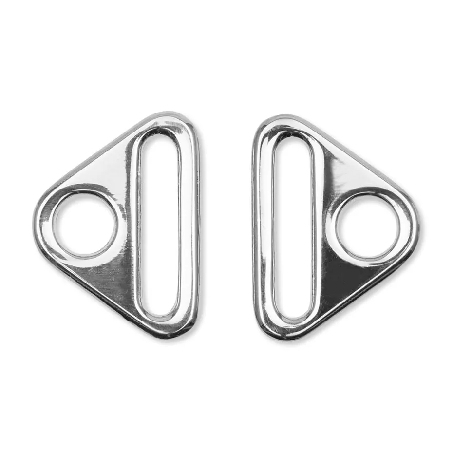 Prym Triangel ring 2stk 25mm – Sølvfarget