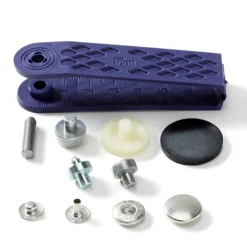 Prym Trykknapper Anorak 15mm – 10stk – Sølv