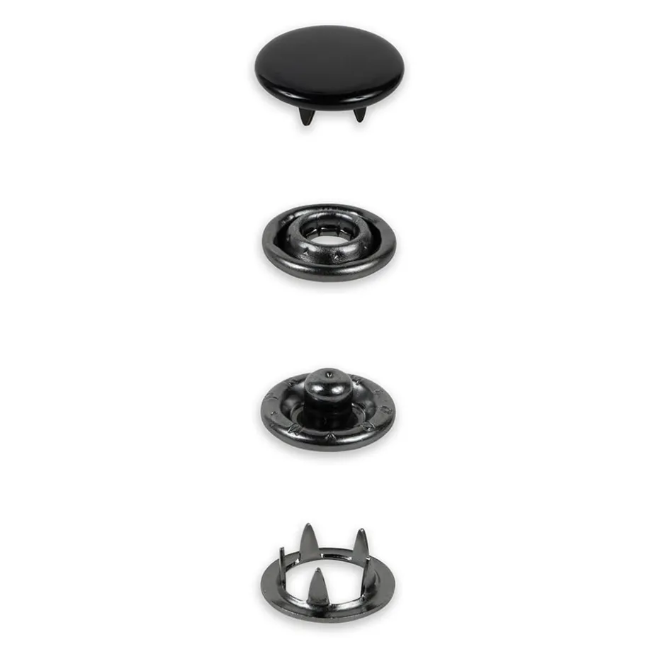 Prym Trykknapper Jersey 12mm – 20stk – Sort