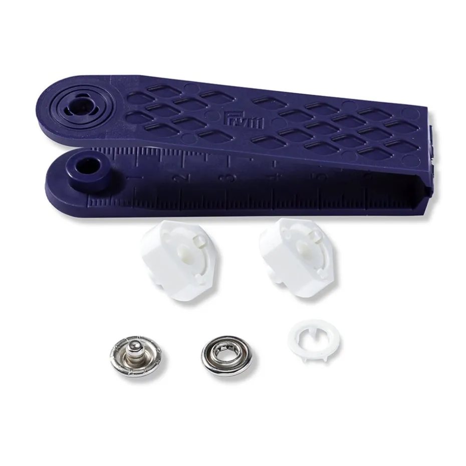 Prym Trykknapper Jersey 10mm – 10stk – Hvit