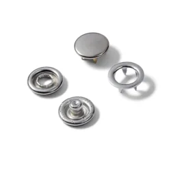 Prym Trykknapper Jersey 10mm – 20stk – Sølv