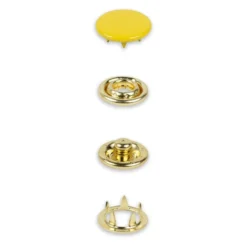 Prym Trykknapper Jersey 12mm – 20stk – Gul