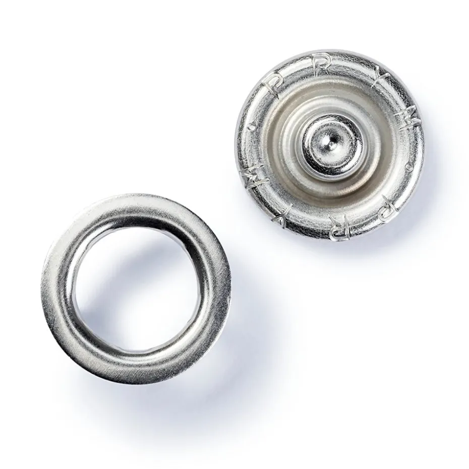 Prym Trykknapper Jersey 10mm – 10stk – Sølv