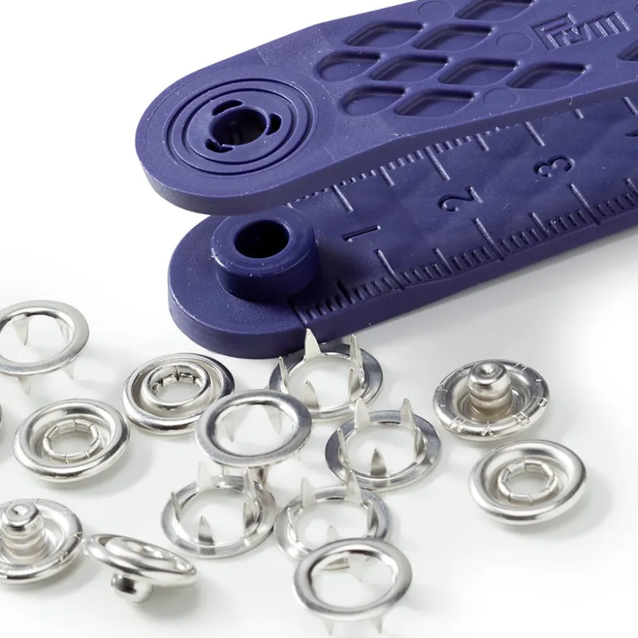 Prym Trykknapper Jersey 10mm – 10stk – Sølv