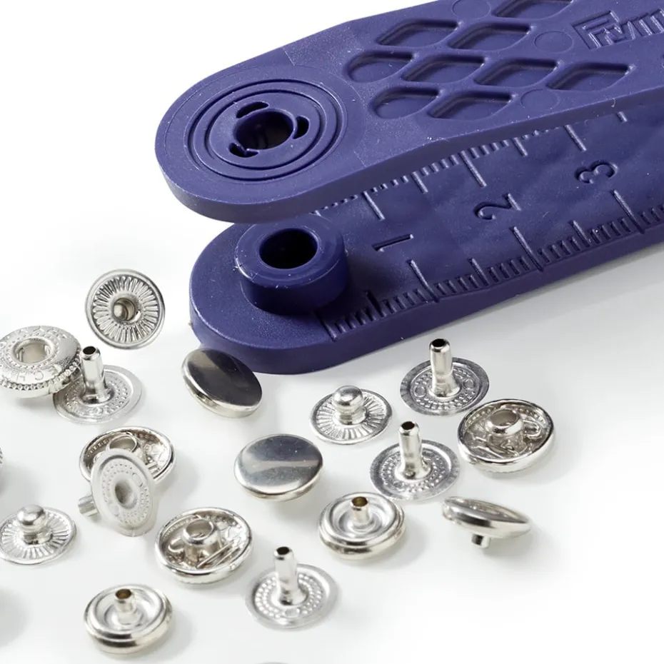 Prym Trykknapper Mini 8mm – 10stk – Sølv