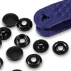 Prym Trykknapper Sport & Camping 15mm – 10stk – Sort