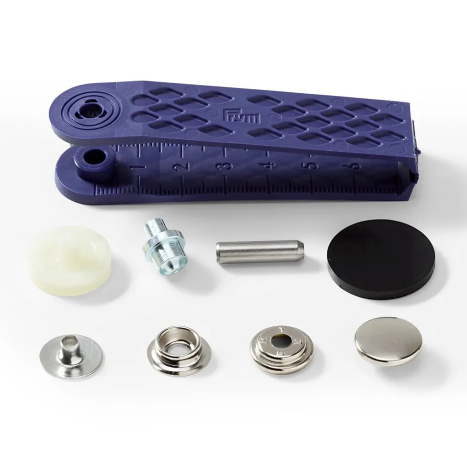 Prym Trykknapper Sport & Camping 15mm – 10stk – Sølv