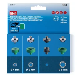 Prym Vario Tools set – For Maljer m/skiver – 4, 5 & 8mm