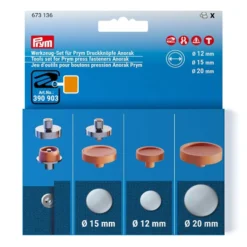 Prym Vario Tools set – For Trykknapper Anorak 12, 15 & 20mm