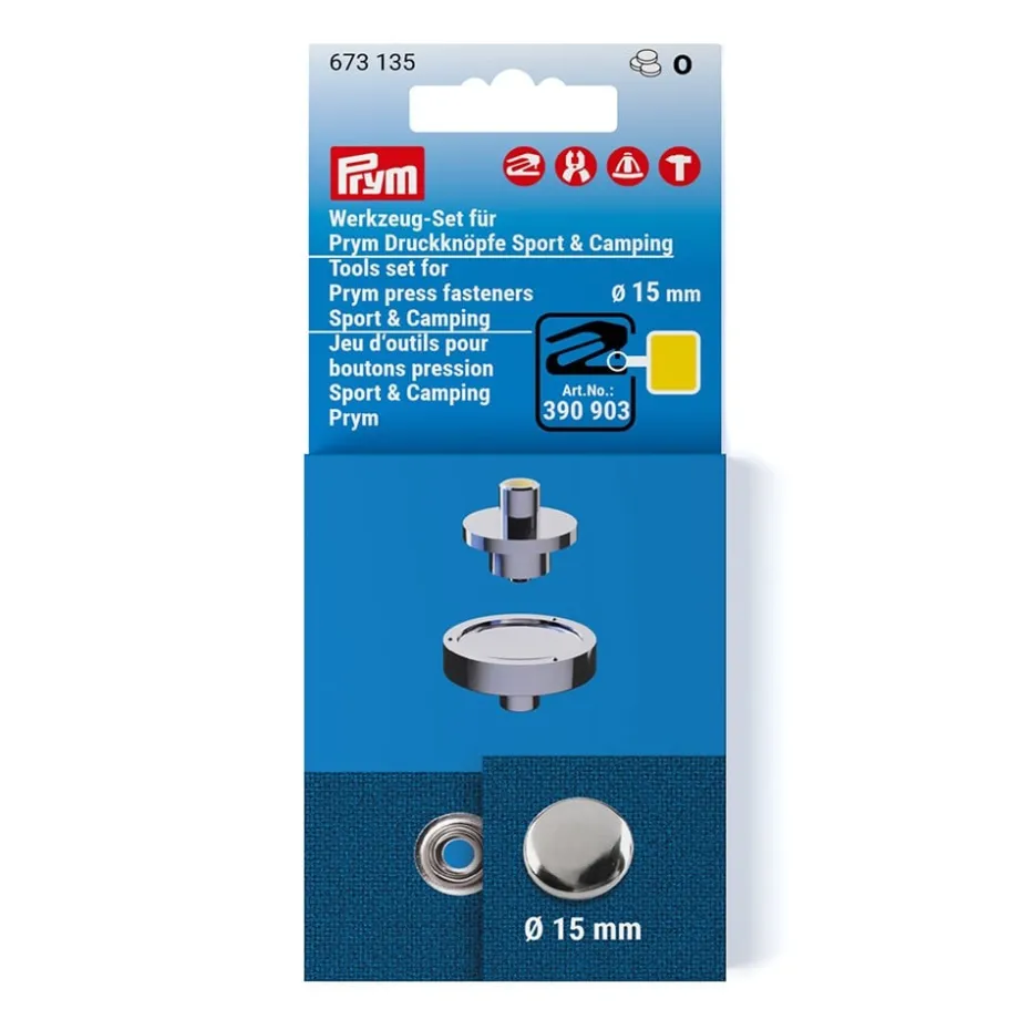 Prym Vario Tools set – For Trykknapper Sport 15mm