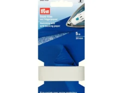 Prym Vlieselin Sømfix Oppleggingsbånd 20mm 5m – Hvit