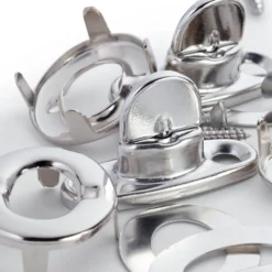 Prym Vrilås Turn Clasps 33mm – 4stk – Sølv