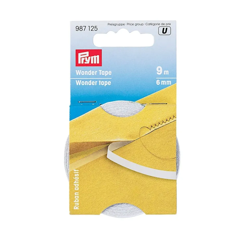 Prym Wonder Tape – Dobbelsidig tape forsvinner i vask – 6mm