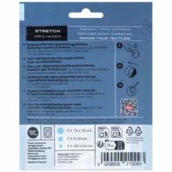 Prym x FabPatch Reparasjonslapp STRETCH – Lyseblå – 3stk