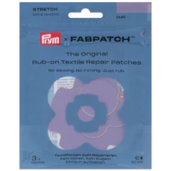 Prym x FabPatch Reparasjonslapp STRETCH – Lilla – 3stk