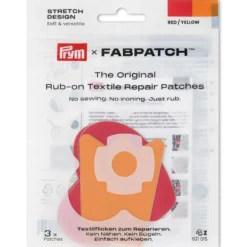 Prym x FabPatch Reparasjonslapp STRETCH Krone/hjerte – 3stk