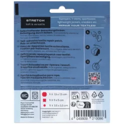 Prym x FabPatch Reparasjonslapp STRETCH – Rød – 3stk