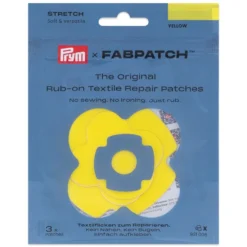 Prym x FabPatch Reparasjonslapp STRETCH – Gul – 3stk