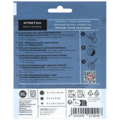 Prym x FabPatch Reparasjonslapp STRETCH – Olivengrønn – 3stk