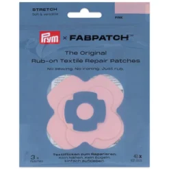 Prym x FabPatch Reparasjonslapp STRETCH – Rosa – 3stk