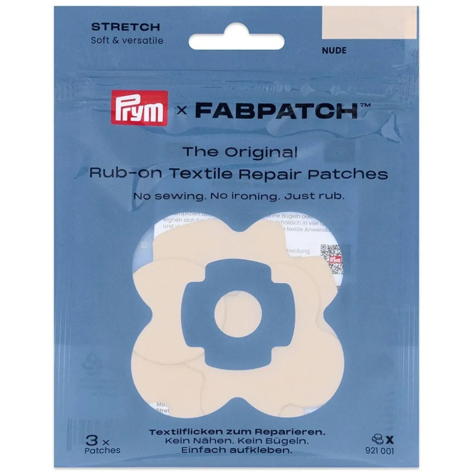 Prym x FabPatch Reparasjonslapp STRETCH – Nude – 3stk
