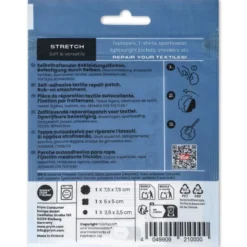 Prym x FabPatch Reparasjonslapp STRETCH – Sort – 3stk