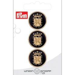 Prym Øyeknapper 450704 – 2-hull 22mm 80 Sort – 3stk